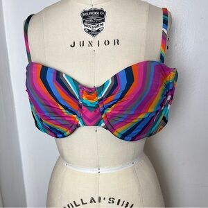 Sz. L Trina Turk Louvre underwire Bikini Top